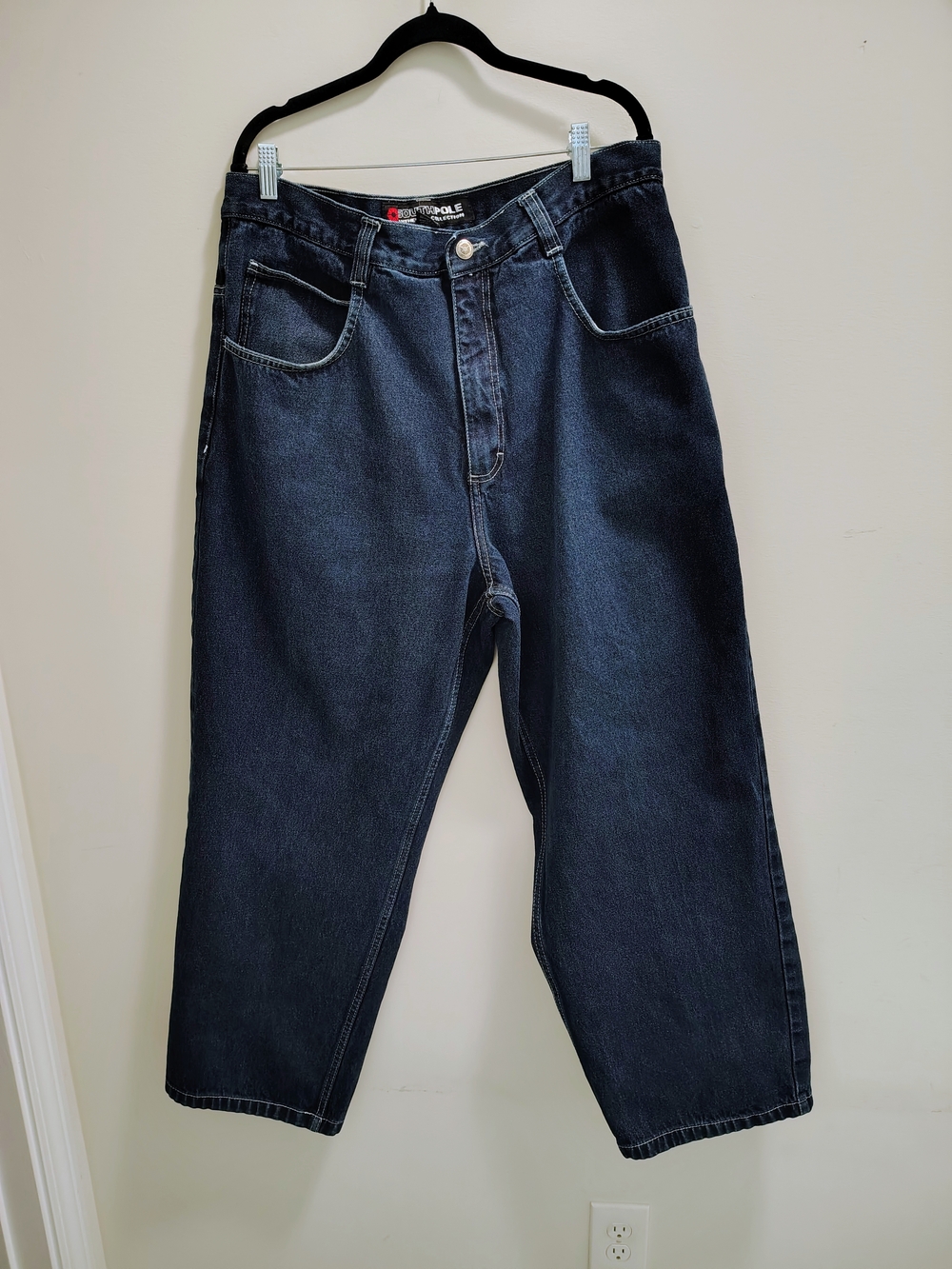 Southpole Jeans Men 38 Vintage Baggy Y2K Blue Denim Loose